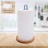 TONLEA Wood Paper Towel Holder, Paper Towel Holder Countertop,Kitchen Towel