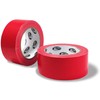 Better Office Products Red Duct Tape, 2 Pack, Heavy Duty