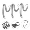 BESPORTBLE 3Pcs Hanging Chains for Flowerpots Bird Feeders Durable Metal