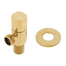 Brass Hot/Cold Water Shut Off Faucet Angle Valve Bathroom Toilet Mixer Tap Shower Accessory
