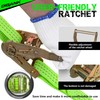 Digank E Track Wheel Chock Tie Down Kit, 2in*15ft Heavy