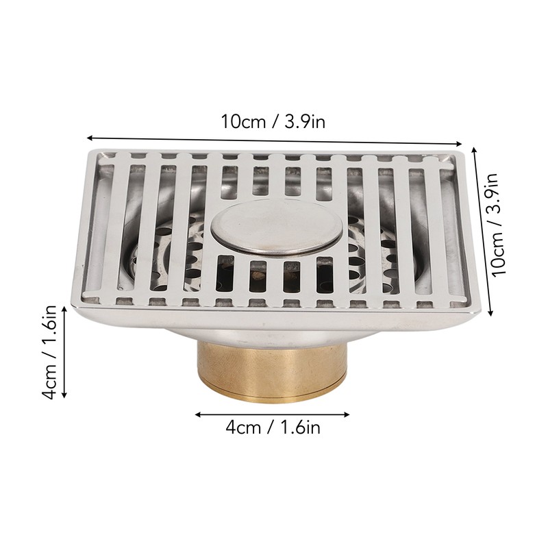 Floor Drain Odor Proof Insect Proof Square Floor Drain Electroplating