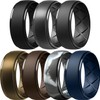 Egnaro Inner Arc Ergonomic Breathable Design, Silicone Rings Mens with