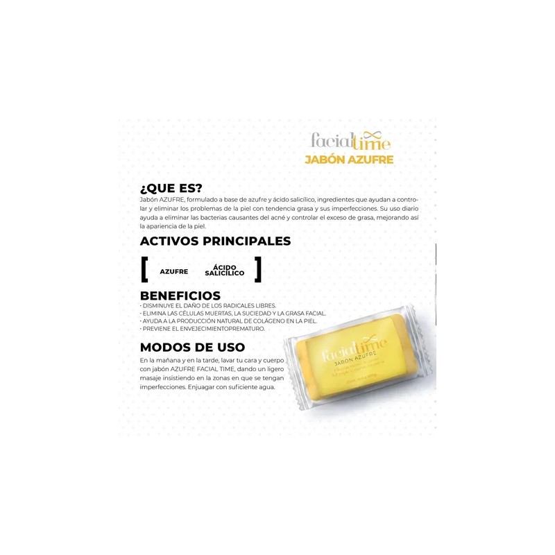 Jabón De Azufre Piel + Kit 2 Colágeno Hidrolizado Puro