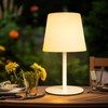 Wonder Solar Cordless Table Lamp, Rechargeabl Outdoor Battery Table Lamp