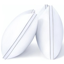 viewstar Pillows Queen Size Set of 2, Hotel Quality, Down Alternative Gusseted Bed Pillows for Side, Back, or Stomach Sleepers, White