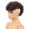Rafabcici Mohawk Wig for Black Women – Short Kinky Curly