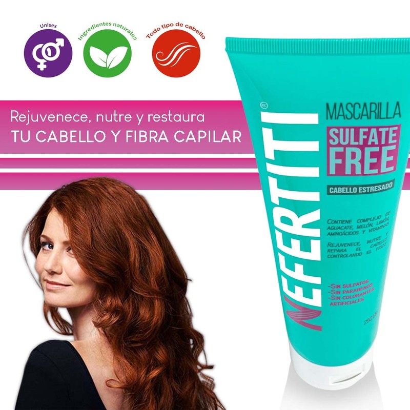 Kit para Cabello Dañado Estresado Shampoo Sin Parabenos y Mascarilla