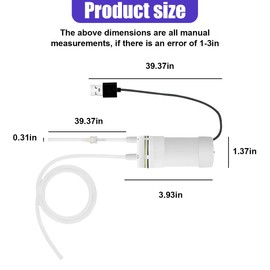 UHANBUT Oil Pump Extractor, 5V Portable & Strong Suction Automotive Fluid Change Syringe with Long Hose, No Leaks Fluids Transfer Pump for Extracting Engine Oil, Brake Fluid