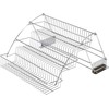 Hardware Resources 3-Tier Pull Down Spice Rack - Chrome-Finished Steel