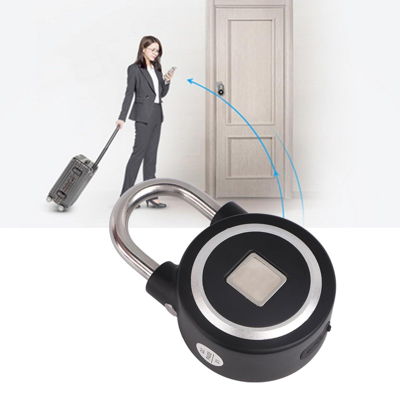 Fingerprint Padlock for Locker Drawer Office Gym, App Control, IP65,