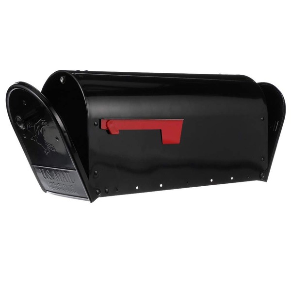 Gibraltar Mailboxes OM160BEC Outback Double Door, Large Capacity Mailbox, Black