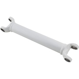 Speedway Motors T-Bucket Lightweight Steel Driveshaft, 2 Inch O.D., 15.5 Inches Long, Compatible with Modifieds and Sports Mods, White Painted Coating