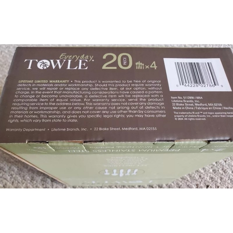 Towle Palm Breeze Premium Stainless Steel Flatware single pieces New