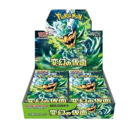 Pokémon Card Game Scarlet & Violet Expansion Pack Mask of Transformation Box - 1BOX with 30 Packs, 5 Cards per Pack, 101 Types + Randomly Included (Japanese Version)