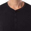 Fruit of the Loom Men's 360 Stretch Long Sleeve Henley
