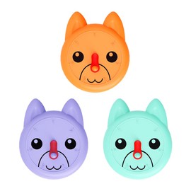 3 Pack Silicone Can Covers for Dog and Cat Food Universal Multi-Size Airtight Seal Easy Clean Dishwasher High Temperature Resistant Fits Most Standard Dog Cans (Purple + Orange + Green)