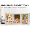 Triple Photo Picture Frame 6 x 4, White, Holds 3