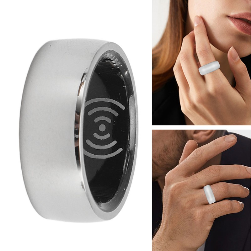 Smart Fitness Tracker Ring IP68 Waterproof Bluetooth Pedometer Smart Ring