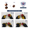 Copper Pipe Cleaner Set [7PC_3-Size] 3 Pipe Cleaning Brushes 3