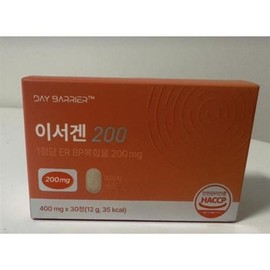 Daybarrier Isogen 200 ER BP 400mg 30 tablets 1 unit (47966291) / 데이배리어 이서겐200 ER BP 400mg 30정 1개 (47966291)