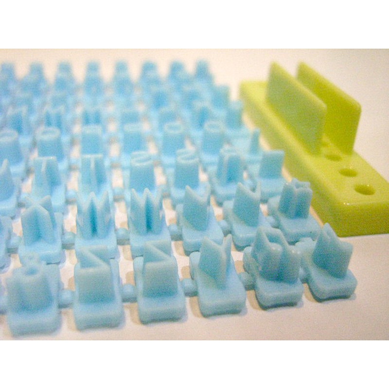 Cookie Stamp Alphabets and Numbers from Japan