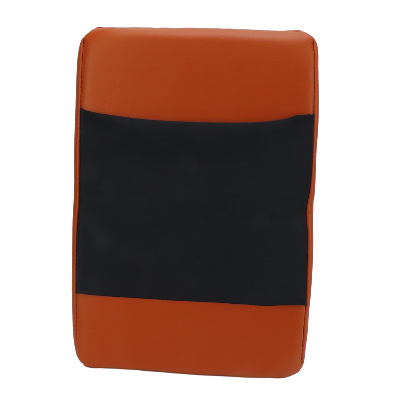 Center Console Armrest Cover Pad Universal PU Leather Waterproof Elastic