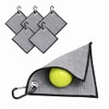 Golf Ball Towel, Mini with Carabiner, Compatible with Balls and