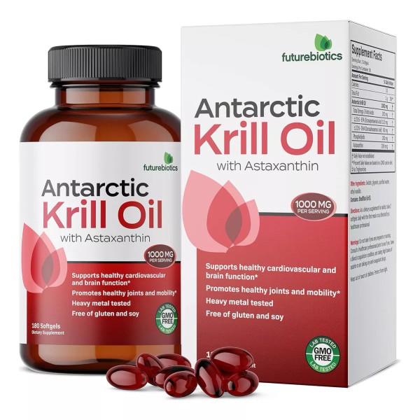 Futurebiotics Aceite Krill Antartico 1000mg 180 Sg Krill Oil