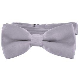 DonDon Elegant Children's Bow Tie with Adjustable Length 9 x 4.5 cm Shiny Silk Look -
