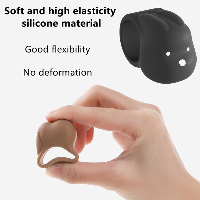 2 Pcs Door Handle Stopper, Silicone Door Bumper Protector Soft