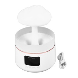 Rain Cloud Essential Oil Diffuser Humidifier Ultrasound Water Drip White Noise Night Light Aroma Diffuser with Display Timer for Bedside