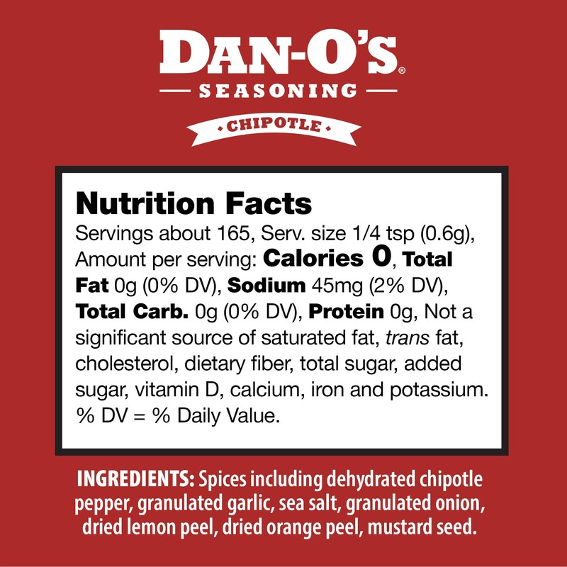 Dan-O's 3 Bottle Seasoning Set, Small Bottles, 3 Pack, Includes