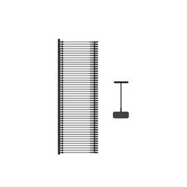 Standard Staple Threads for Labelling Gun, Plastic Threads, Shooting Gun, Tag Pins Made of Black Plastic (5,000 Pieces Standard Black, 25 mm)