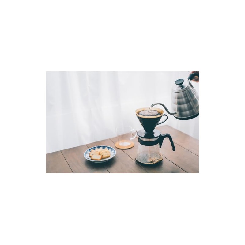 Hario V60 Pour Over Coffee Starter Set, Size 02, Brown