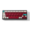 XDK Backlit Keycaps Red Shine Through PBT Keycaps, Pudding Keycaps