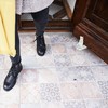 Relaxdays Door Stop Cat Cast Iron Door Stop for Floor,