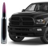 VMS RACING Chrome with Pink Tip Bullet Antenna for Dodge