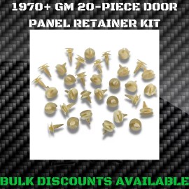 GM Replacement 1970+ GMC Chevy Truck Interior Door Panel Buttons Clips Retainers Fasteners GM