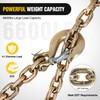 Nilight 3/8" X 35" Trailer Safety Chain 2pcs Grade 70