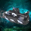 Mini Simulation Military Remote Control 6 Channel Submarine Toy Model