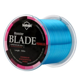 SeaKnight Blade Monofilament Fishing Line, 547Yds/ 1094Yds Japanese Material, High-Abrasion Resistance, Low-Ductility and Memory, Nylon Monofilament Line, for Fresh and Salt Water 2-35LB