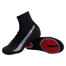 CYCEARTH Men's Cycling Shoe Covers Bicycle Overshoes, black, Medium