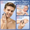 GEENOA Silicone Face Scrubber 2PCS, Manual Face Scrubber Exfoliator with