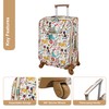 Lily Bloom Design Pattern Carry On Luggage with Spinner Wheels