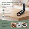 Black, Portable, Two-Part Pill Splitter, Pill Divider