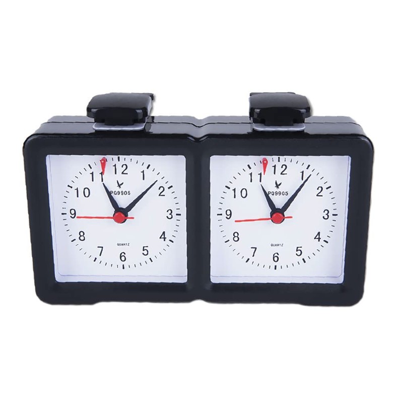 Chess Clock Timer, Professional Quartz Analog Chess Clock for Tournament,