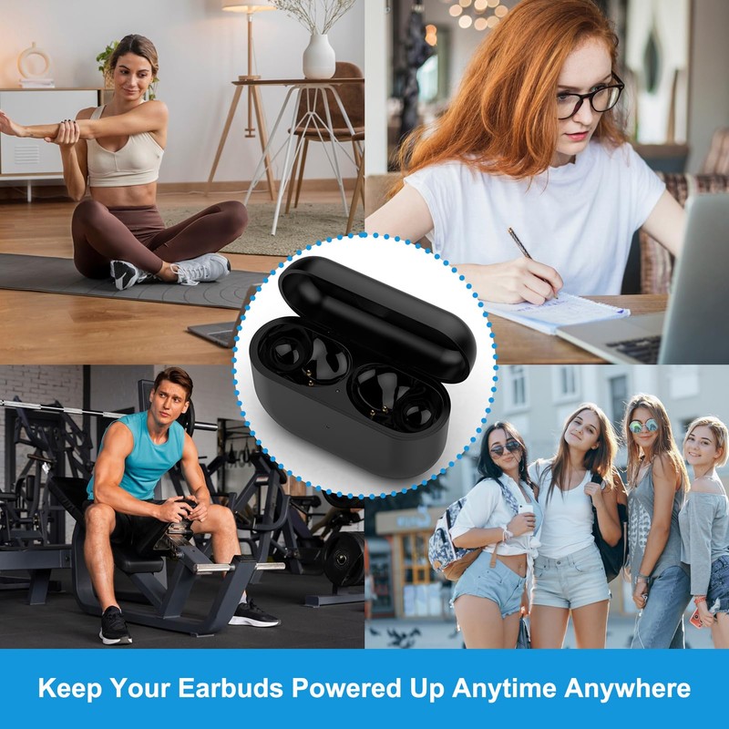 Charging Case Replacement Compatible with Jabra Elite10 and Jabra Elite