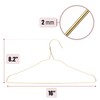 Mr. Pen- Wire Hangers, 10 Pack, Gold Metal Hangers for