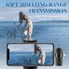 3 in 1 Wireless Lavalier Microphone for iPhone, iPad, Android,
